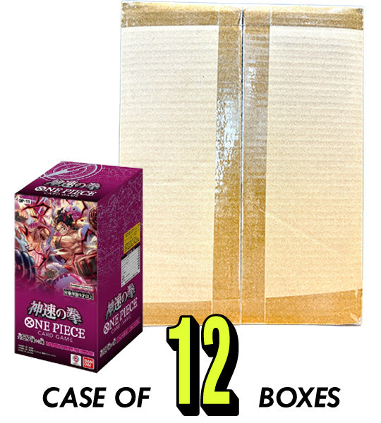 ONE PIECE CardLight Speed Fist (OP-11) Japanese Booster Box - case Fandom Tokyo ONE PIECE CardLight Speed Fist (OP-11) Japanese Booster Box - case Fandom Tokyo
