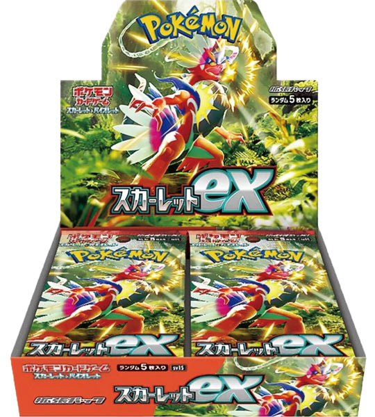 【Carta Pokémon】Scarlet ex (SV1S) Caixa Booster Japonesa - Com Plástico Protetor