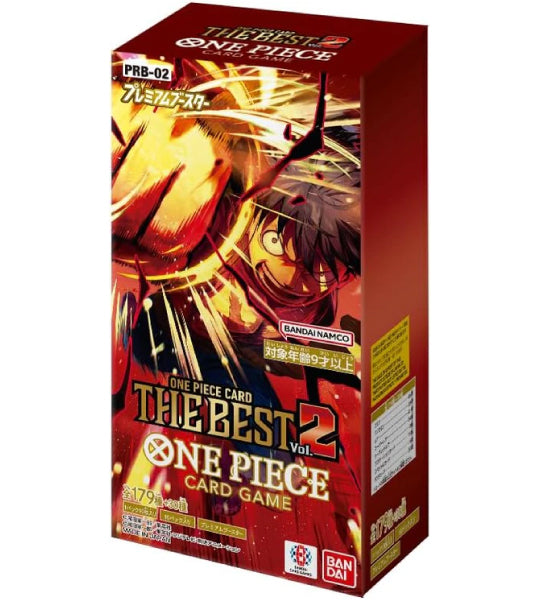 【Carta ONE PIECE】ONE PIECE CARD THE BEST vol.2 (PRB-02) Caja de Sobres Japonesa