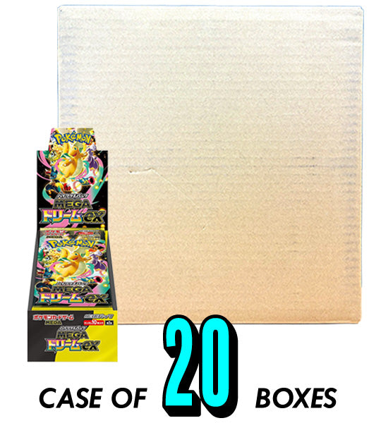 Pokemon CardMega Dream ex (M2a) Japanese Booster Box - case Fandom Tokyo Pokemon CardMega Dream ex (M2a) Japanese Booster Box - case Fandom Tokyo
