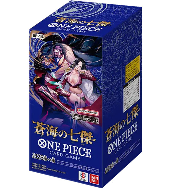 【ONE PIECE Card】OS SETE DO MAR AZUL (OP-14) Caixa de Boosters Japonesa