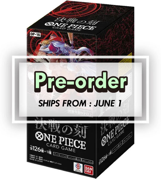 ONE PIECE CardMoment of the Decisive Battle (OP-16) Japanese Booster Fandom Tokyo ONE PIECE CardMoment of the Decisive Battle (OP-16) Japanese Booster Fandom Tokyo