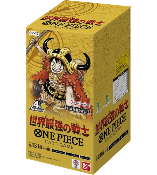 ONE PIECE Card】The World's Strongest Warrior (OP-17) Japanese