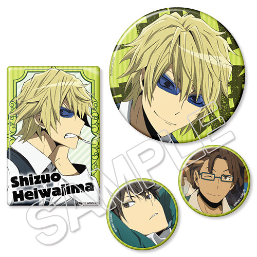 Durarara!!×2 Can Badge Set Heiwajima Shizuo 20th Anniversary Reprint Edition