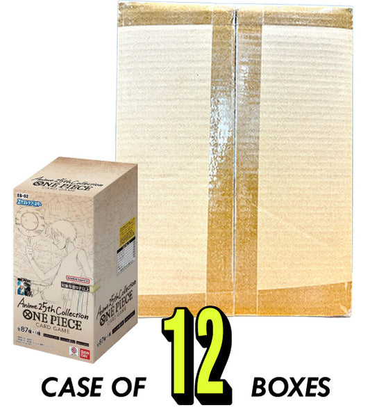 【ONE PIECE Card】Anime25th collection  (EB-02) Japanese Booster Box - case