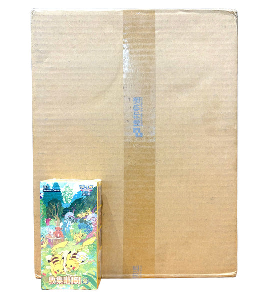 【Pokemon Card】Pokemon Card Collect 151-Gathering (Slim Pack) (151C) Chinese Booster Box - case
