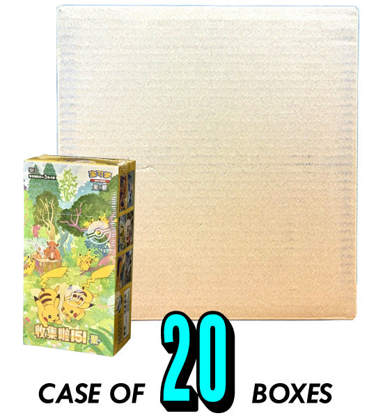 【Pokemon Card】Pokemon Card Collect 151-Gathering (Slim Pack) (151C) Chinese Booster Box - case