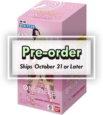 【ONE PIECE Card Game】ONE PIECE Heroines Edition Vol.2 (EB-05) Japanische Booster-Box
