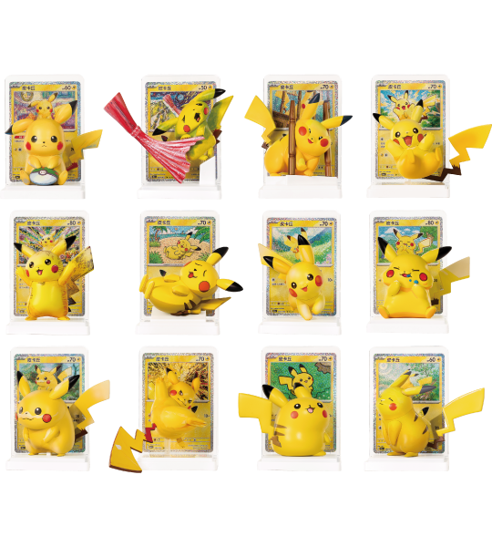 【Pokemon Card】Dream Painting: 30th Anniversary Pikachu Figure Set () Chinese Card Accessories