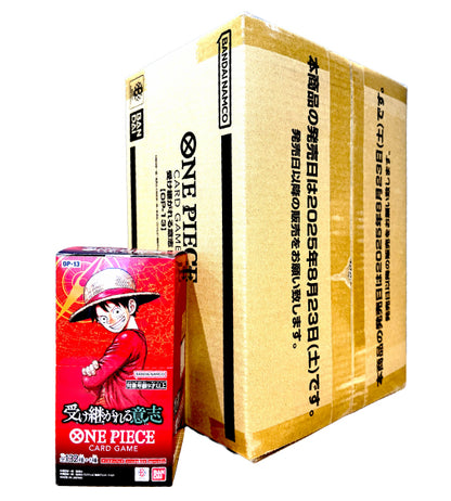 【Carte ONE PIECE】Volonté Transmise (OP-13) Boîte de boosters japonaise - carton