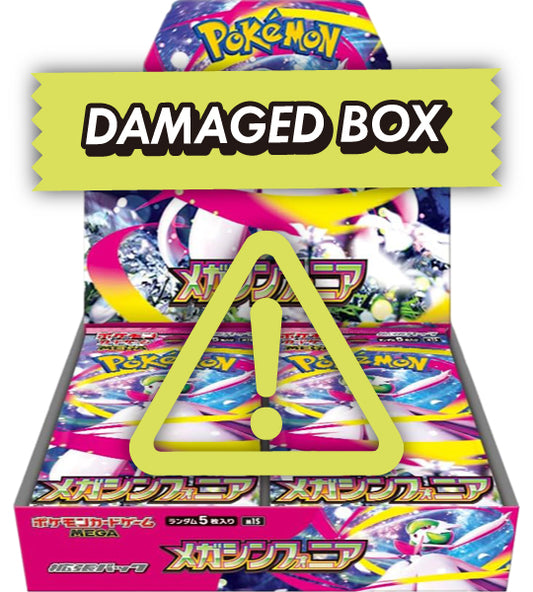 【Pokemon Card】Mega Symphonia (M1S) Japanese Booster Box - damaged