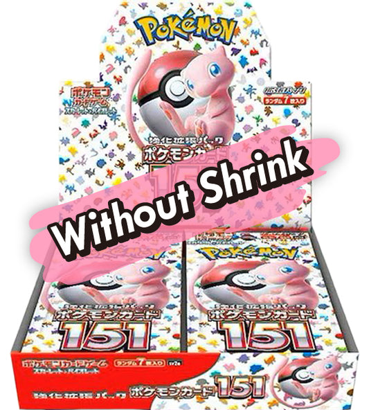 【Pokemon Card】151 (SV2a) Japanese Booster Box - Without Shrink