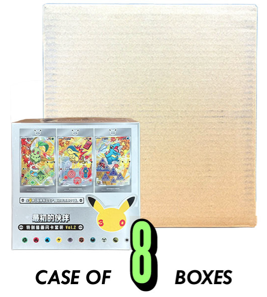 【Pokemon Card】30th Anniversary First Partner Set VOL.2 (CH30th2) Chinese Card Accessories - case