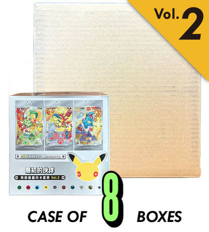 【Pokemon Card】30th Anniversary First Partner Set VOL.2 (CH30th2) Chinese Card Accessories - case