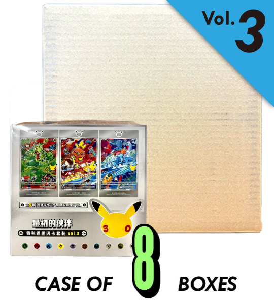 【Pokemon Card】30th Anniversary First Partner Set VOL.3 (CH30th3) Chinese Card Accessories - case