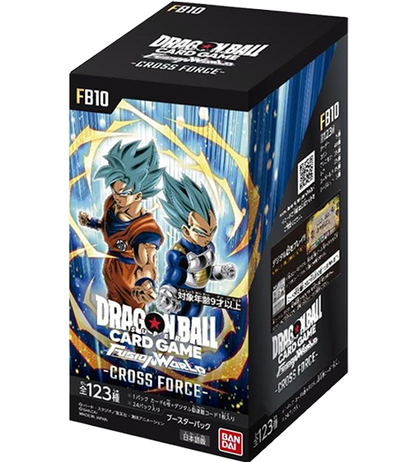 【Dragon Ball TCG Fusion World】CROSS FORCE (FB-10) Japanese Booster Box