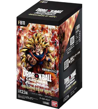 【Dragon Ball TCG Fusion World】BRIGHTNESS OF HOPE (FB-11) Japanische Booster-Box