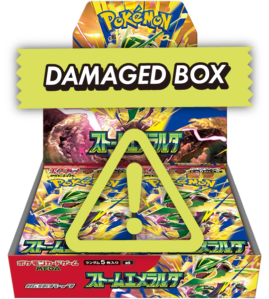 【Pokemon Card】Storm Emeralda (M6) Japanese Booster Box - damaged