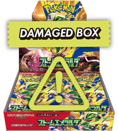 【Pokemon Card】Storm Emeralda (M6) Japanese Booster Box - damaged