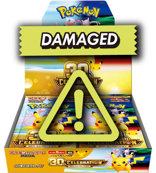 【Pokemon Card】30th CELEBRATION (M6a) Japanese Booster Box - damaged