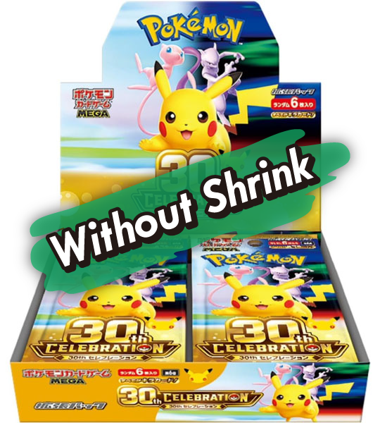 【Pokemon Card】30th CELEBRATION (M6a) Japanese Booster Box - Without Shrink
