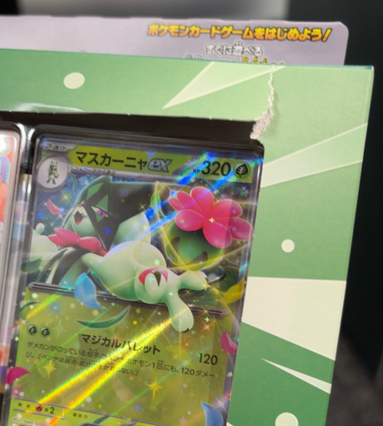 【Pokemon Card】Starter Set ex: SPRIGATITO＆MEOWSCARADA ex (MEM) Japanese Card Accessories - damaged