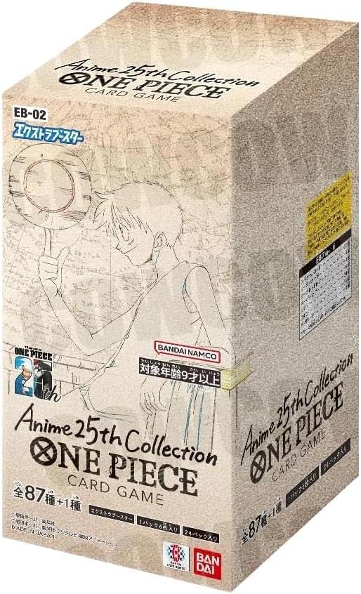 【ONE PIECE Card】Anime25th collection  (EB-02) Japanese Booster Pack