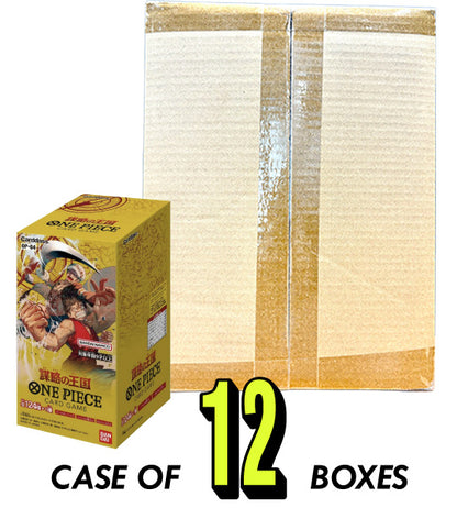 【Carte ONE PIECE】KINGDOMS OF INTRIGUE (OP-04) Boîte de boosters japonaise - Carton