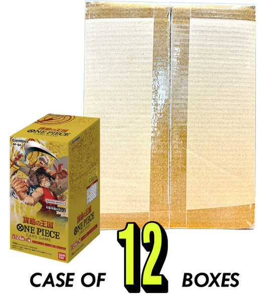 【ONE PIECE Card】KINGDOMS OF INTRIGUE (OP-04) Japanese Booster Box - case