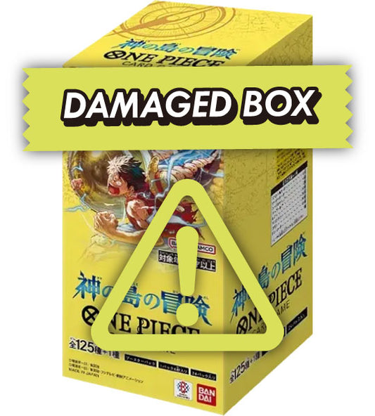 【ONE PIECE Card】ADVENTURE ON GOD’S ISLAND (OP-15) Japanese Booster Box - damaged