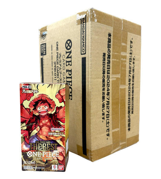 【Carta ONE PIECE】ONE PIECE CARD THE BEST (PRB-01) Caixa Extra Booster Japonesa - caixa