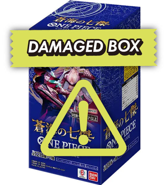 【ONE PIECE Card】THE AZURE SEA’S SEVEN (OP-14) Japanese Booster Box - damaged