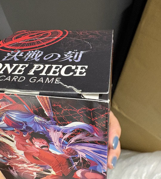 【ONE PIECE Card】Moment of the Decisive Battle (OP-16) Japanese Booster Box - damaged