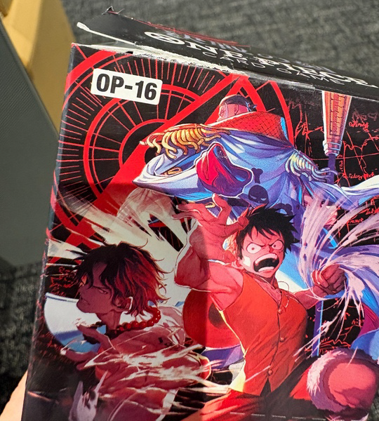 【Carta ONE PIECE】Momento della battaglia decisiva (OP-16) Box Booster Giapponese - danneggiato