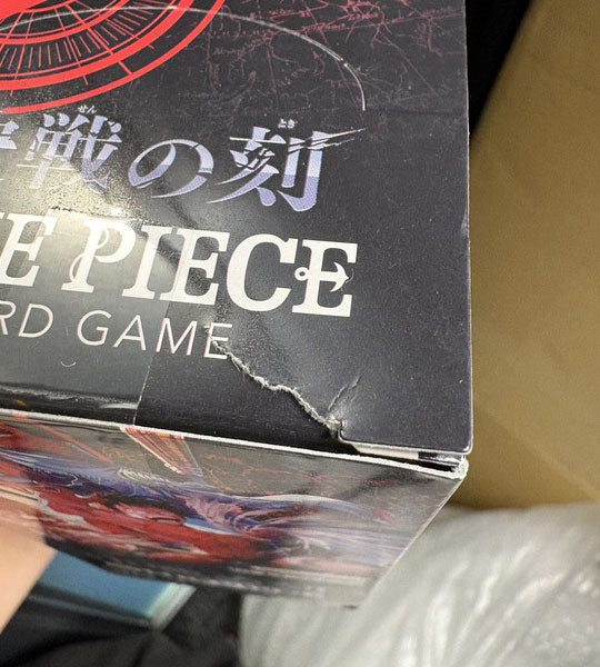 【ONE PIECE Card】Moment of the Decisive Battle (OP-16) Japanese Booster Box - damaged