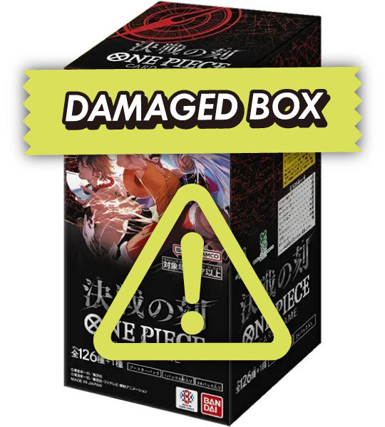 【ONE PIECE Card】Moment of the Decisive Battle (OP-16) Japanese Booster Box - damaged