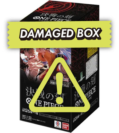 【ONE PIECE Card】Moment of the Decisive Battle (OP-16) Japanese Booster Box - damaged