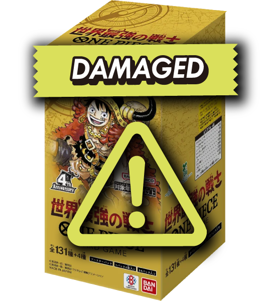 【ONE PIECE Card】The World's Strongest Warrior (OP-17) Japanese Booster Box - damaged