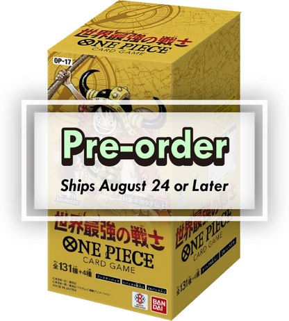 【ONE PIECE Card】The World's Strongest Warrior (OP-17) Japanese Booster Box