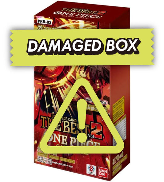 【ONE PIECE Card】ONE PIECE CARD THE BEST vol.2 (PRB-02) Japanese Booster Box - damaged