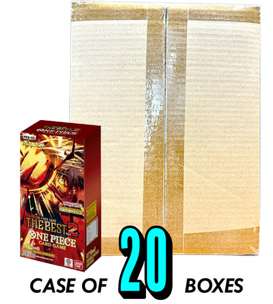 【ONE PIECE Card】ONE PIECE CARD THE BEST vol.2 (PRB-02) Japanese Booster Box - case
