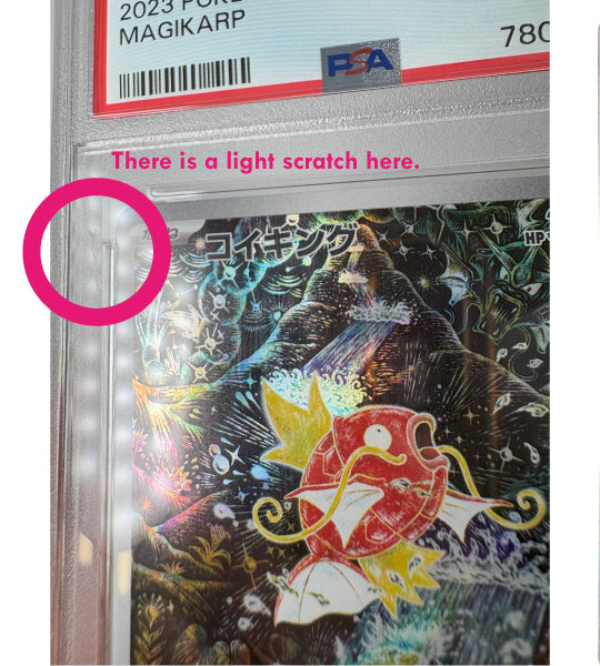【Carte Pokémon】[Rayures visibles]MAGICARPE AR (SV1a) Japonais PSA10