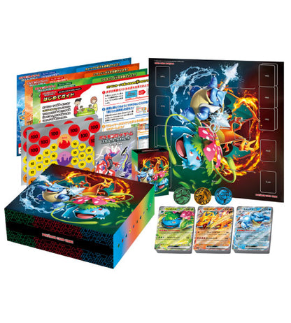 【Pokemon Card】Special Deck Set ex: Venusaur / Charizard / Blastoise (SVG) Japanese Card Accessories