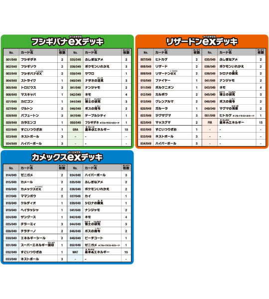 Pokemon Card】Special Deck Set ex: Venusaur / Charizard