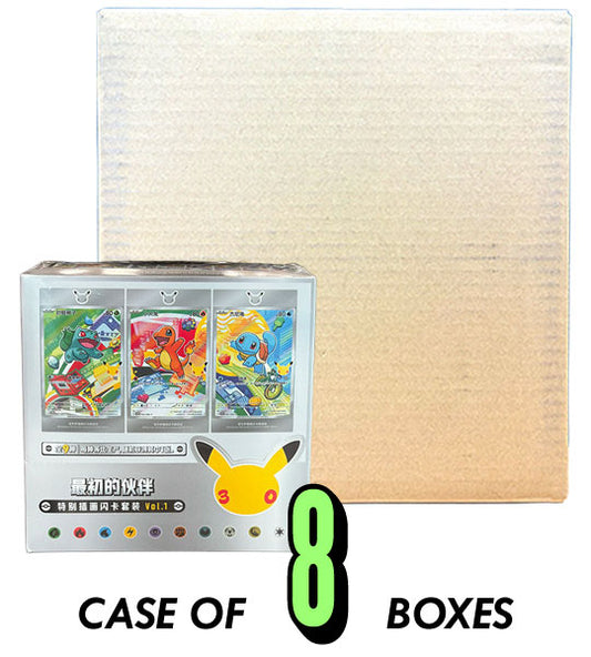 【Pokemon Card】30th Anniversary First Partner Set VOL.1 (CH30th) Chinese Card Accessories - case