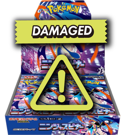 【Pokemon Card】Ninja Spinner (M4) Japanese Booster Box - damaged