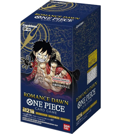 one piece romance dawn booster box case 【ONE PIECE Card】ROMANCE DAWN (OP-01) Japanese Booster Box