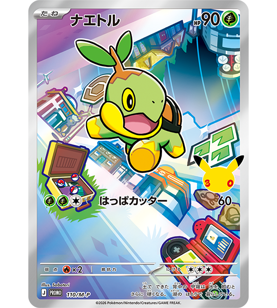 【Pokemon Card】30th CELEBRATION Card Set: Turtwig / Chimchar / Piplup (M-P (Sinnoh)) Japanese Card Accessories