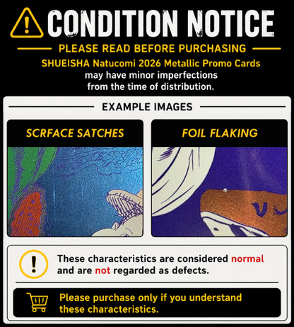 【SHUEISHA Natucomi 2026】Metallic Promo Card - ONE PIECE